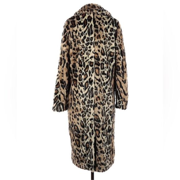 Free People x Anna Sui Faux Leopard Coat XS - Picture 3 of 9
